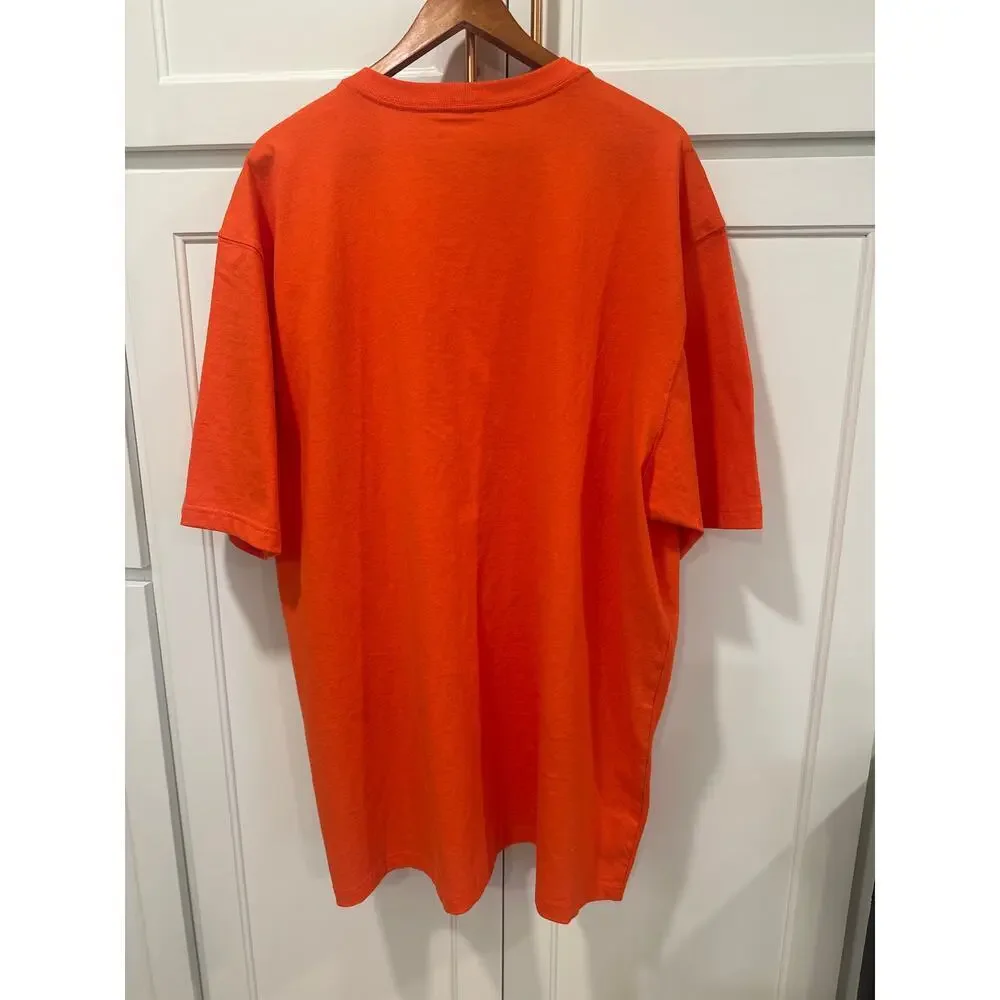 High visibility 2XL tall loose fit carhartt cotton tee men’s work wear - Picture 3 of 5